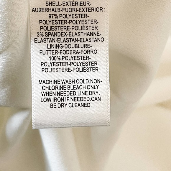 Dress The Population Iris Trumpet White Formal Maxi Dress Size XS - Picture 13 of 13